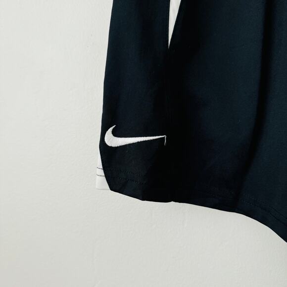 Nike Youth Basketball 11'' Shorts Size Large Black and White Embroidered Logo - Picture 10 of 13